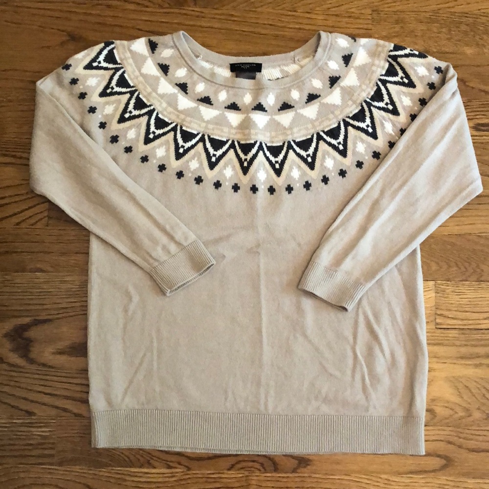 Ann Taylor sweater 3/4 sleeves